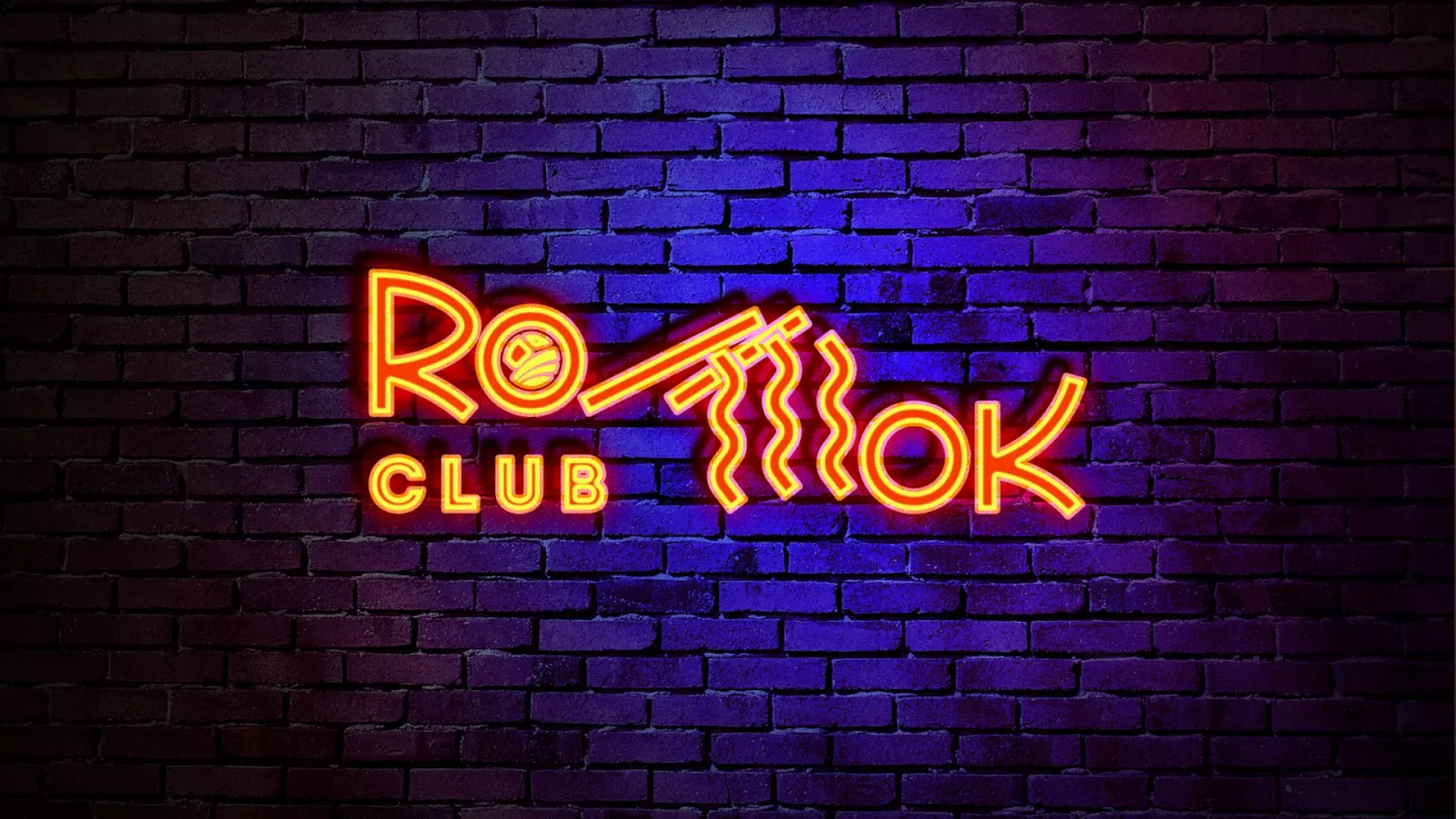 Разработка интерьерной вывески суши-бара «Roll Wok Club» в Коркино